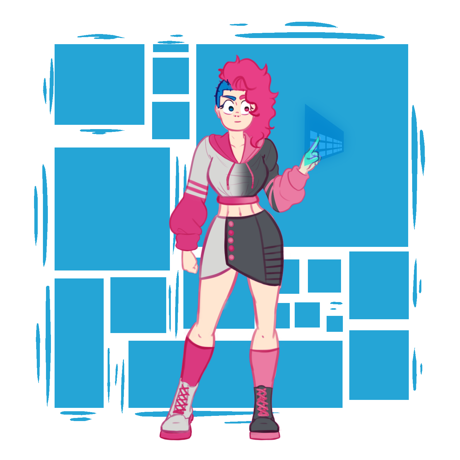 Drawing of Trystin